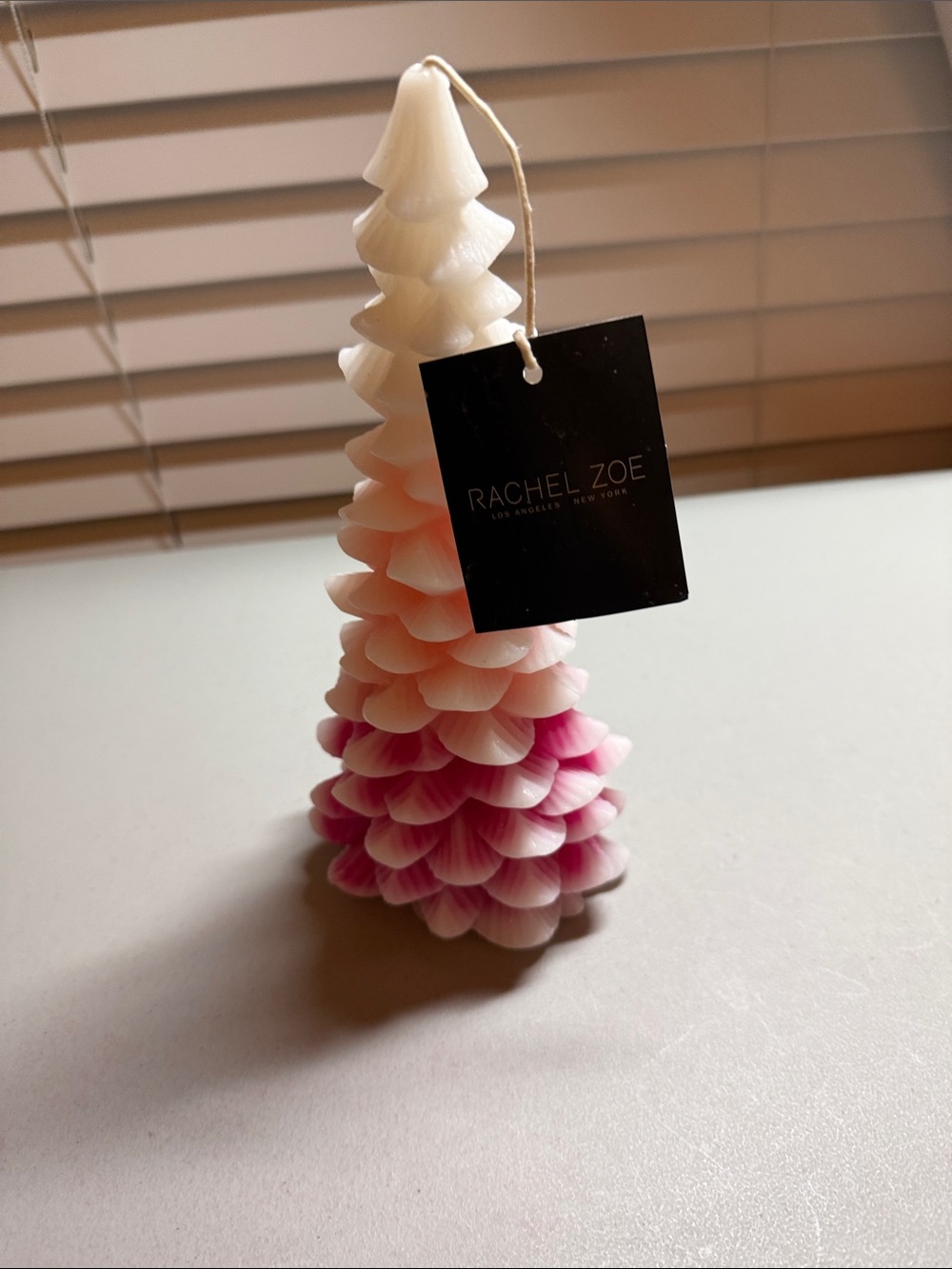 Rachel Zoe Pink Ombre Tree Candle - Picture 2 of 3